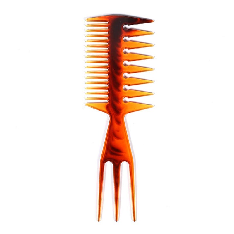 lasenersm 3 Pieces 3-in-1 Double-Sided Plastic Fish Tail Comb: Multifunctional Styling Tool for Hair Coloring, Highlighting, Balayage, and Microbraiding - Image 5
